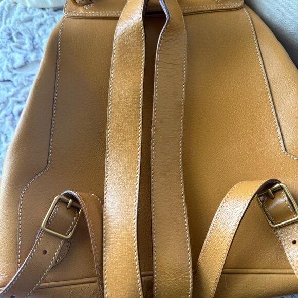 EUC GUCCI Leather Bamboo Medium Backpack with COA - Picture 15 of 16